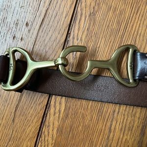 Ralph Lauren Brown Leather Belt